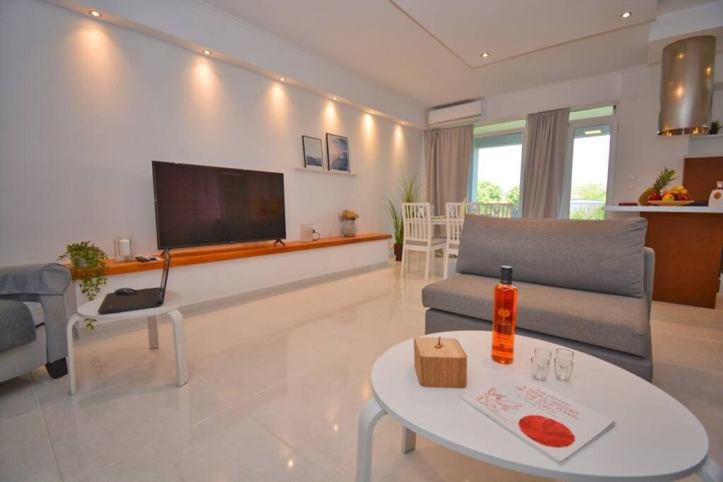 Potamos Deluxe White Apartment Exteriér fotografie